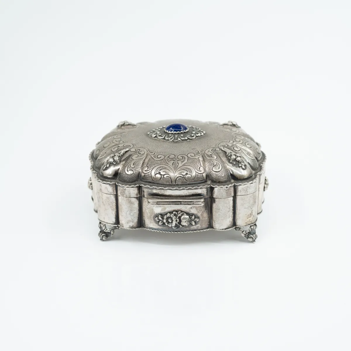 Caseta de bijuterii Florentina lapislazuli Argint