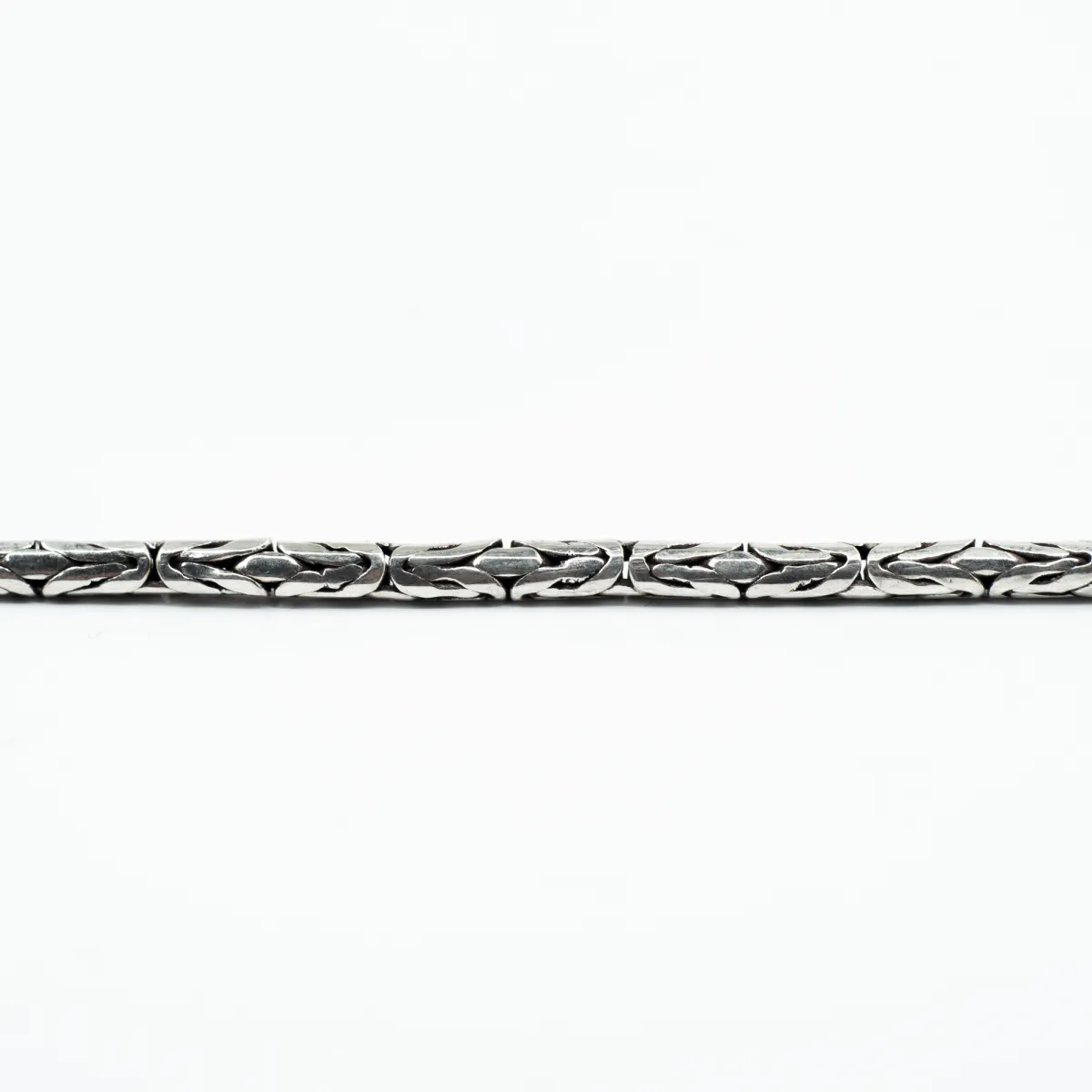 Lant model bizantin rotund 3.8mm Argint