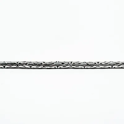Lant model bizantin rotund 3.8mm Argint - 2