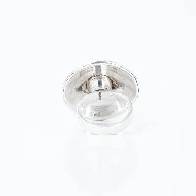 Inel floare bucle Argint - 4