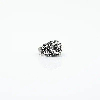 Inel rotund Fleur de Lys cz Argint - 6