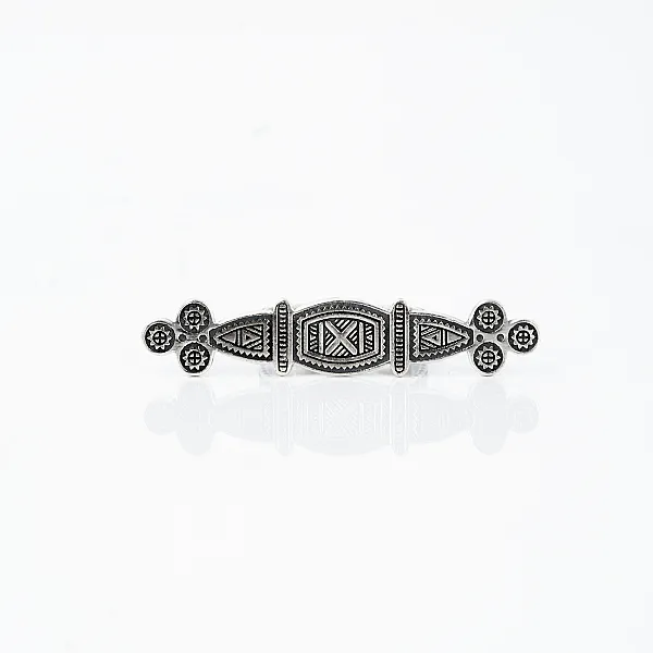 Inel lung India trio spirale Argint