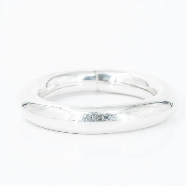 Bratara fixa rotunda 14mm Argint