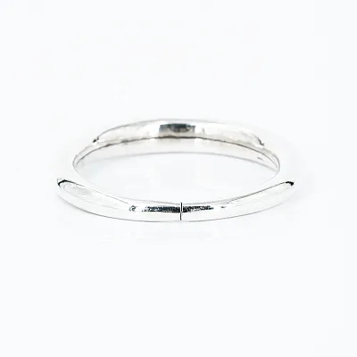 Bratara fixa rotunda descrescatoare Argint - 2
