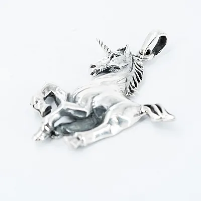 Pandantiv cal unicorn L Argint - 2