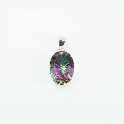 Pandantiv oval topaz mistic Argint - 1
