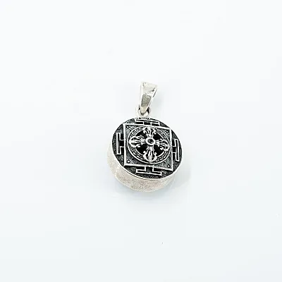 Pandantiv rotund dublu vajra dorje Argint - 2