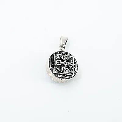Pandantiv rotund dublu vajra dorje Argint - 1