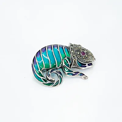 Brosa cameleon Argint - 2