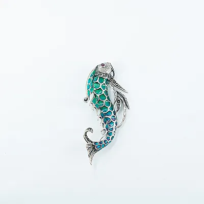 Brosa peste color m Argint - 4