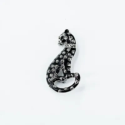 Brosa leopard Argint - 1