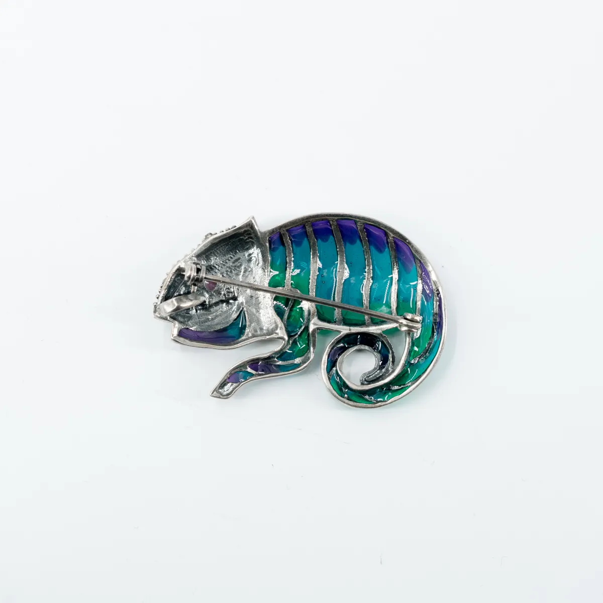 Brosa cameleon Argint