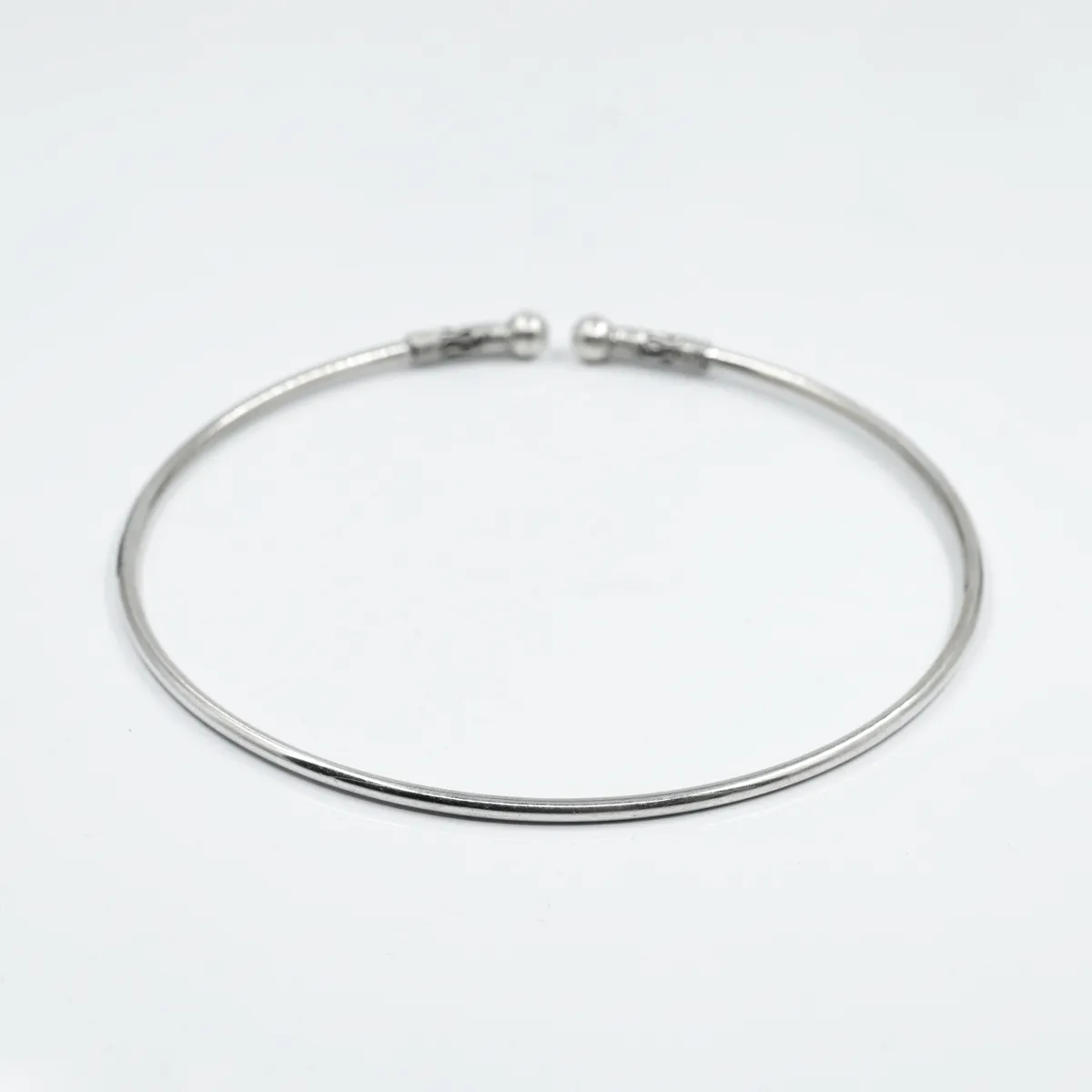 Bara fixa simpla 0.35cm bulbi decor Argint