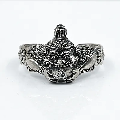Bratara fixa Phra Rahu Argint - 1