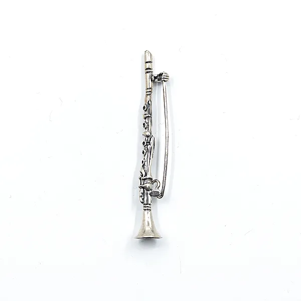 Brosa clarinet Argint