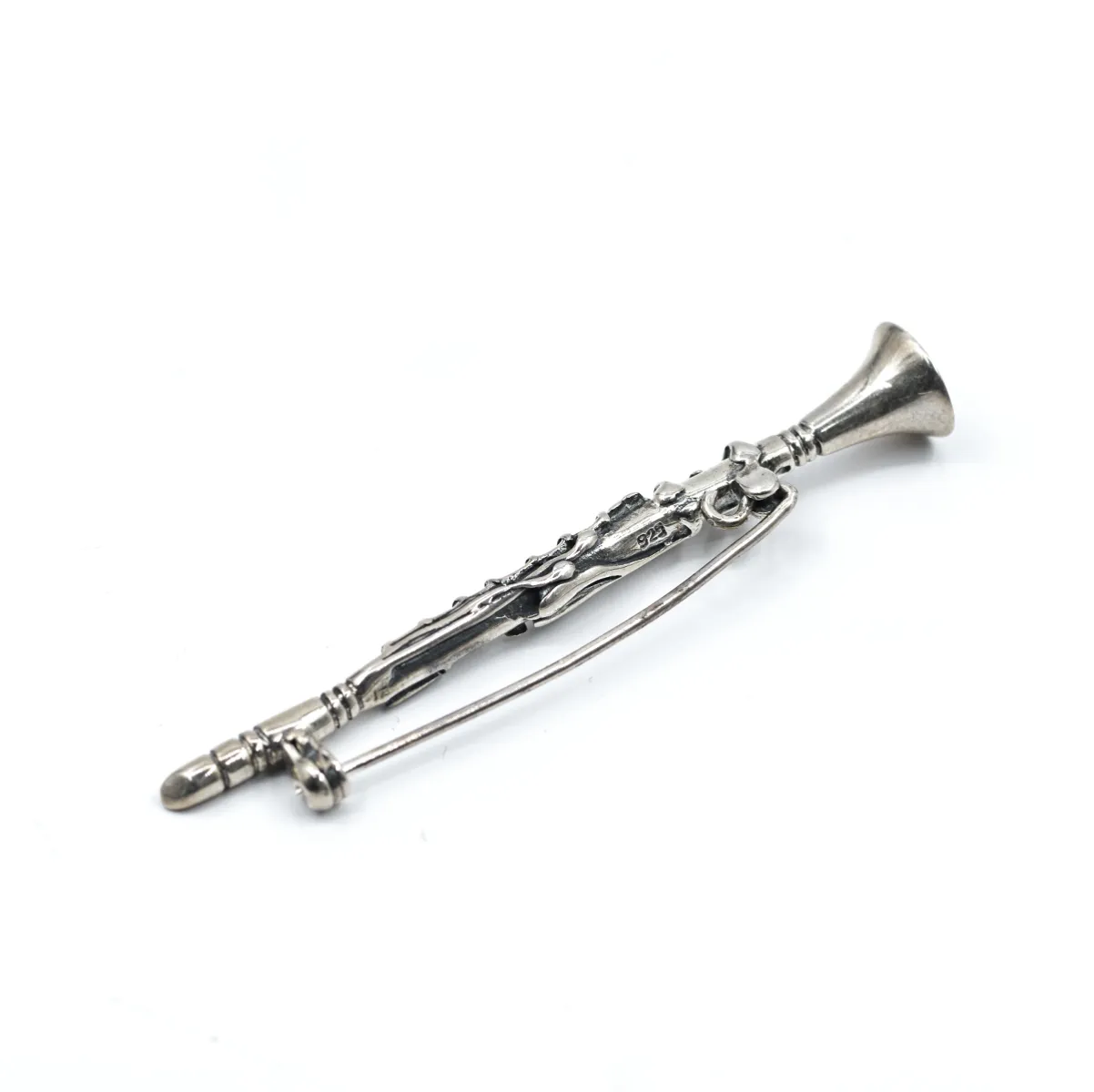 Brosa clarinet Argint