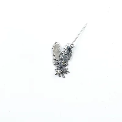 Brosa buchet de flori Argint - 3