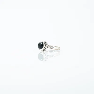 Inel oval val onix Argint - 2
