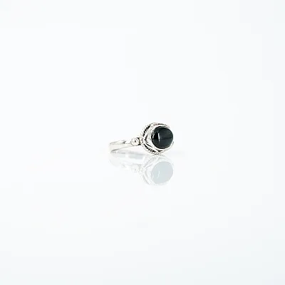 Inel oval val onix Argint - 4