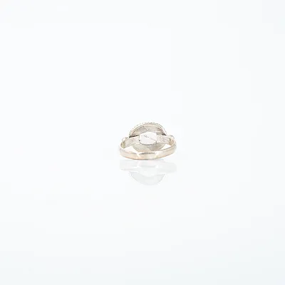 Inel oval val cuart roz Argint - 3