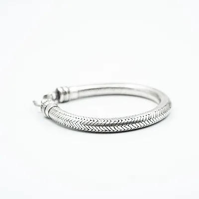 Bratara sarpe India 7.3mm Argint - 3