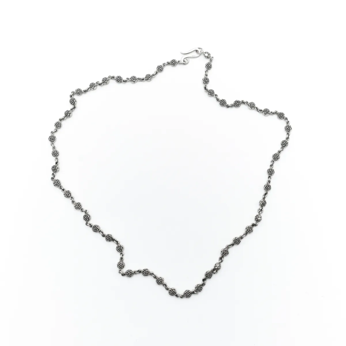 Colier floare de lotus Argint
