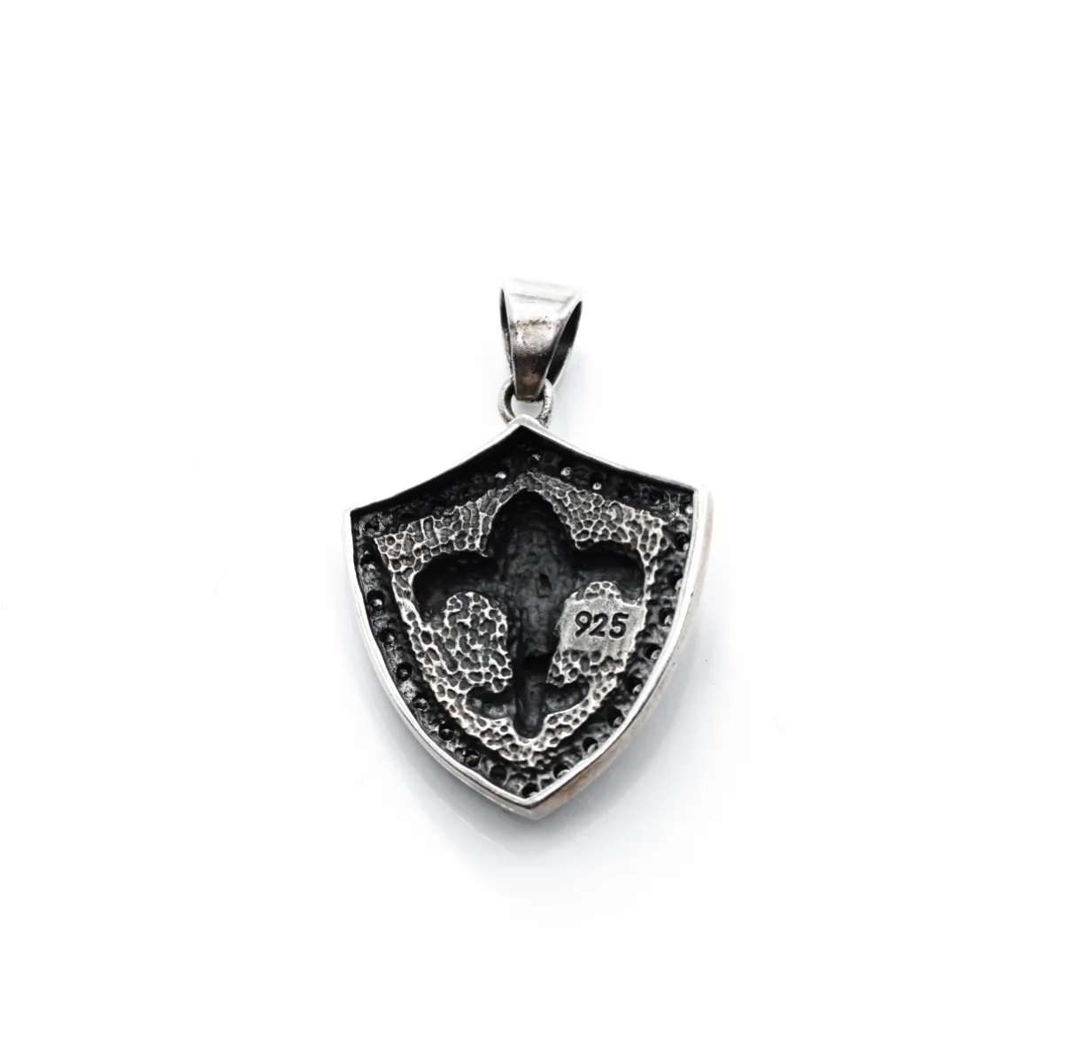 Pandantiv blazon Fleur de Lys c.z Argint