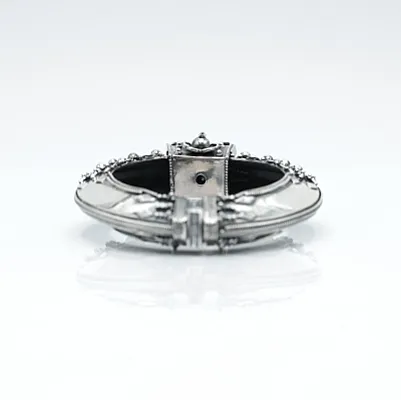 Bratara fixa conica India bulbi Argint - 5