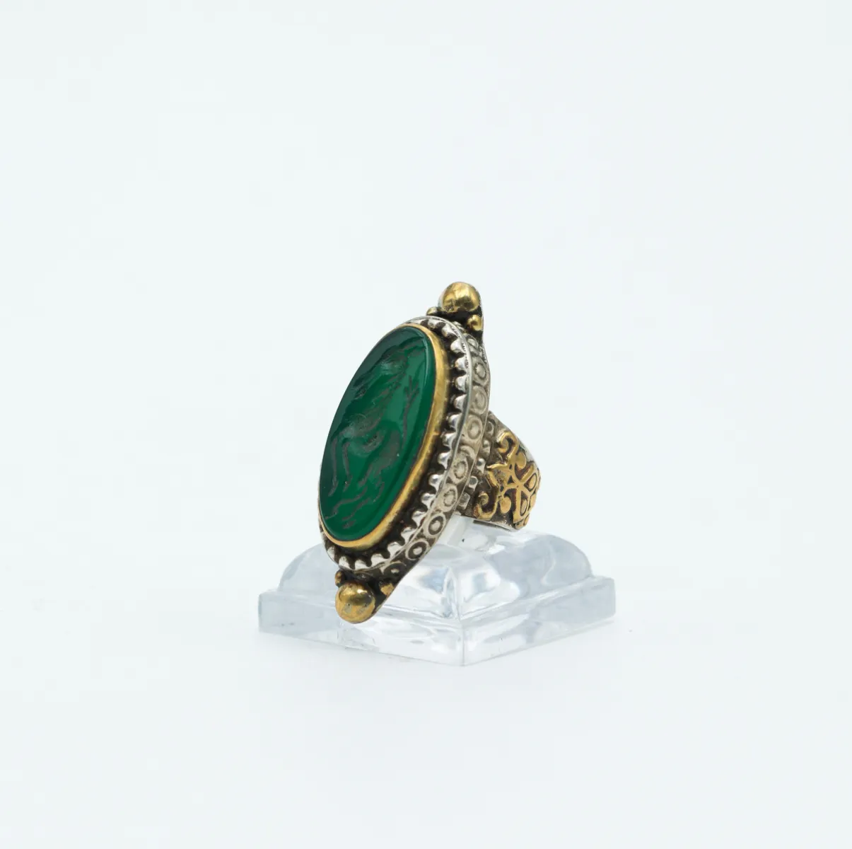 Inel Afgan oval cal Argint