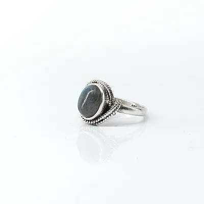 Inel oval sarma labradorit Argint - 2