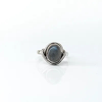 Inel oval sarma labradorit Argint - 1
