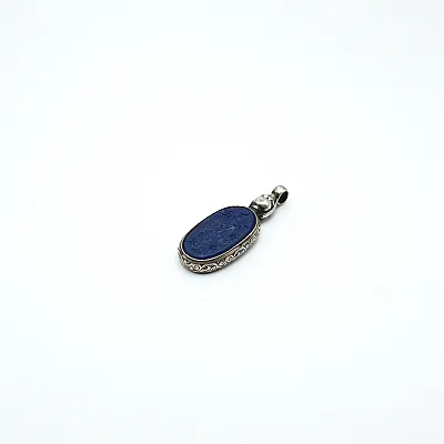 Pandantiv Afgan barbat lapis.lazuli Argint - 3