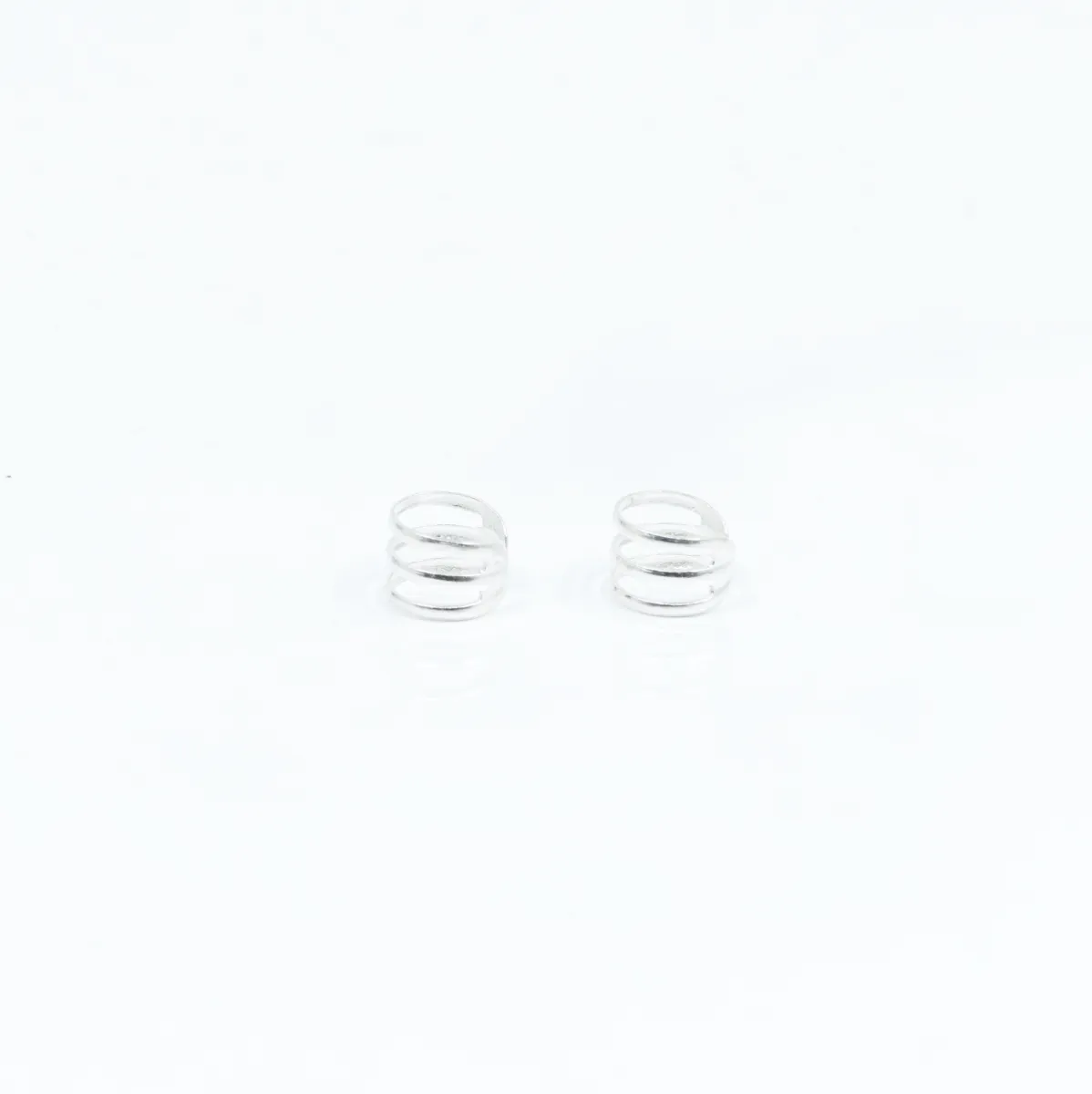 Cercei earcuff 3 linii xxs Argint