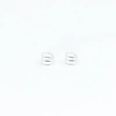 Cercei earcuff 3 linii xxs Argint - 3