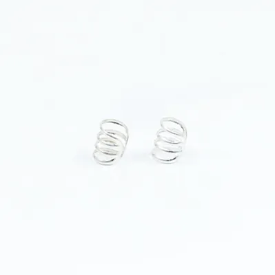 Cercei earcuff 4 linii 1cm Argint - 3
