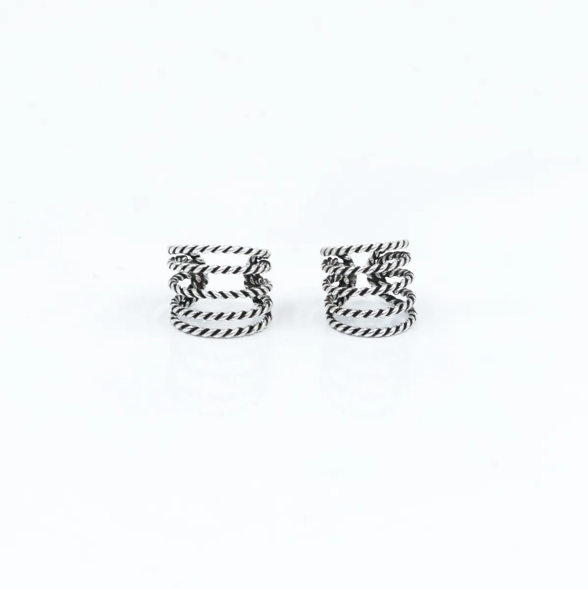 Cercei earcuff 5 sarme Argint