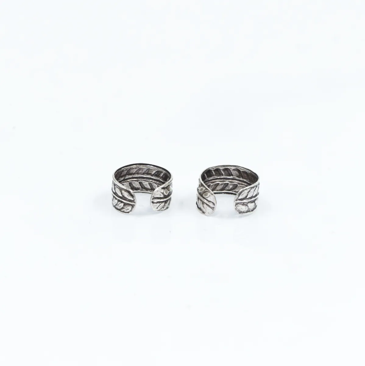 Cercei earcuff model spic Argint