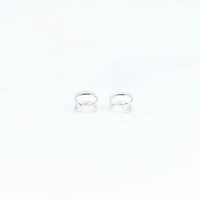 Cercei earcuff 2 linii xxs Argint - 4