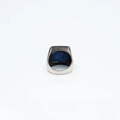 Inel psp patrat simplu lapis.lazuli Argint - 6