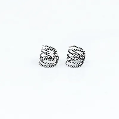 Cercei earcuff 5 sarme Argint - 3