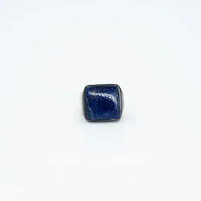 Inel psp patrat simplu lapis.lazuli Argint - 1
