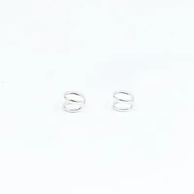 Cercei earcuff 2 linii xxs Argint - 3