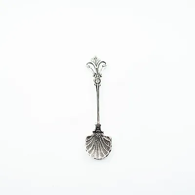 Lingurita decorativa model scoica-crin Argint - 1