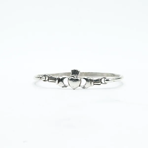 Bratara fixa simbol Claddagh Argint