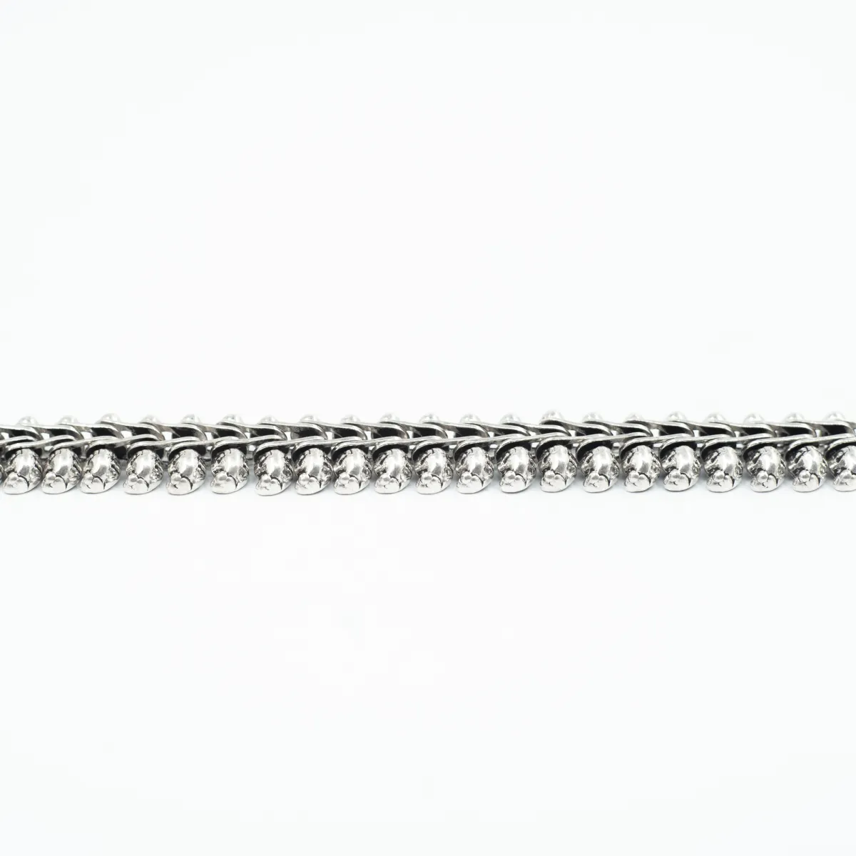 Bratara flexibla model spic virgula Argint
