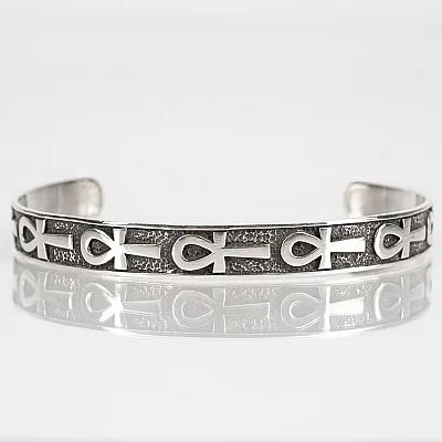Silver Egyptian Symbol Bracelets