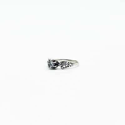 Inel slim crin white Argint - 2