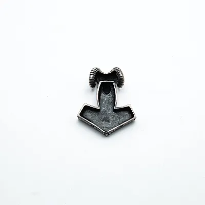 Pandantiv Mijollnir craniu de berbec Argint - 2