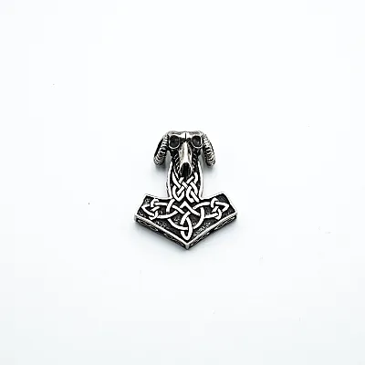 Pandantiv Mijollnir craniu de berbec Argint - 1