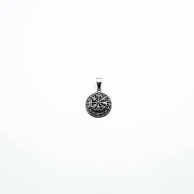 Pandantiv bombat simbol Vegvisir Argint - 1